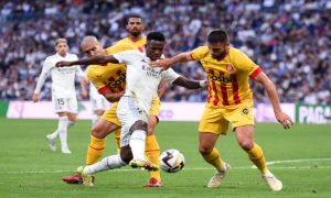 Liga, frenata del Real Madrid: solo 1-1 con il Girona. Barcellona a un punto. LIVE Atletico-Villarreal, poi il Betis