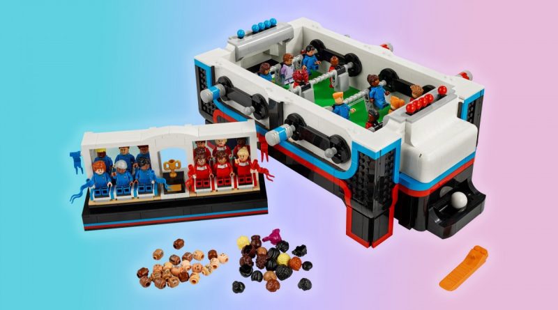 LEGO Calcio Balilla disponibile: funziona davvero, e potete personalizzare le due squadre!