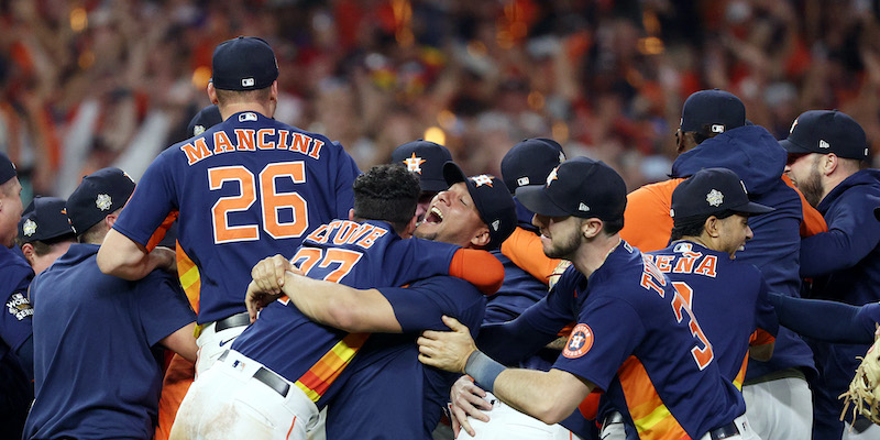Gli Houston Astros hanno vinto le World Series del baseball