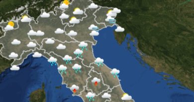 Le previsioni meteo per sabato 10 dicembre