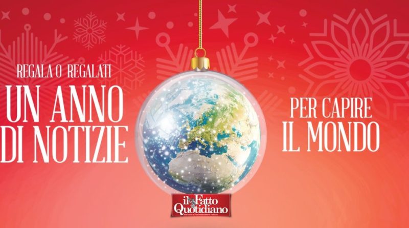 Buon Natale col Fatto! Continuiamo a farci compagnia