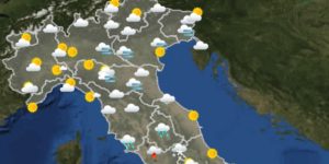 Le previsioni meteo per mercoledì 18 gennaio