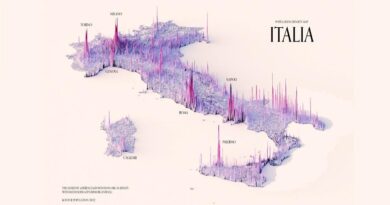 Dove si concentrano gli italiani? Una mappa dell’Italia così, non l’avete mai vista