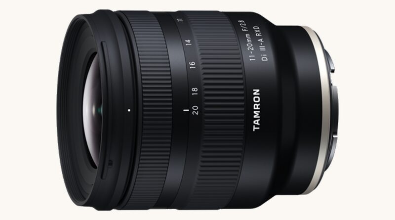 Tamron 11-20mm F/2.8 Di III-A RXD per Fujifilm X è in fase di sviluppo, arriverà in primavera