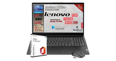 Scende a 599€ il portatile Lenovo con display FHD da 15,6, CPU Ryzen 5-5500U, 16 GB di RAM e 1256 GB di storage
