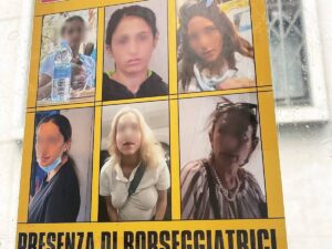 “Non rischio nulla”. La borseggiatrice si vanta: “Intasco mille euro al giorno”