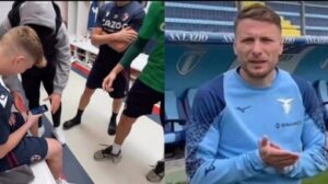 Immobile, messaggio per Mazia dopo il record: “Spero di portarti bene”