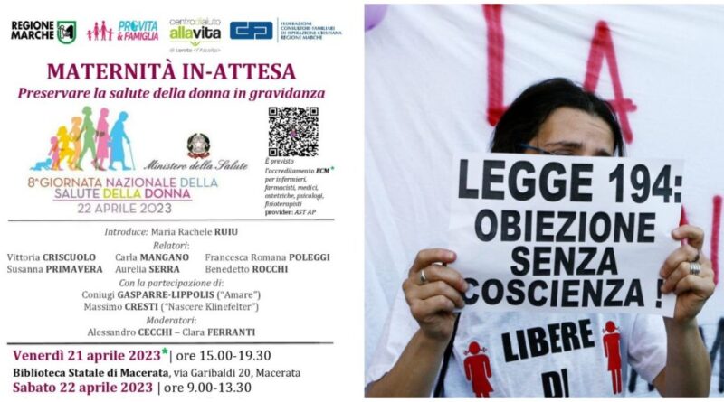 Marche, l’evento sulla maternità che dà crediti medici? Organizzato dai Pro Vita insieme alla Regione. Il caso finisce in Parlamento