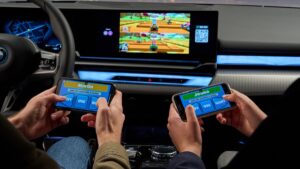 Pensate anche voi che i giochi in auto siano il futuro? BMW con la serie 5 sì