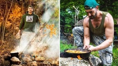 Davide Nanni, chef “selvaggio” nei boschi d’Abruzzo: così la sua cucina fa ripopolare un borgo di 15 abitanti