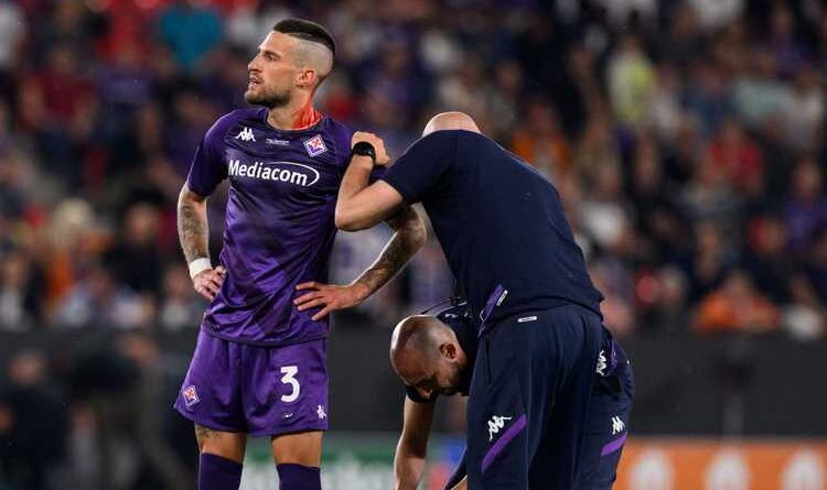 Fiorentina, Biraghi ferito da un tifoso del West Ham: ‘Spero che qualcuno faccia il proprio lavoro’