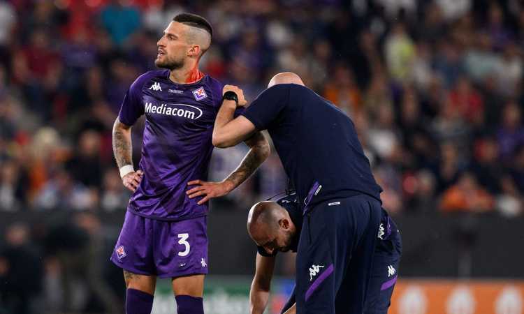 Fiorentina, Biraghi ferito da un tifoso del West Ham: ‘Spero che qualcuno faccia il proprio lavoro’