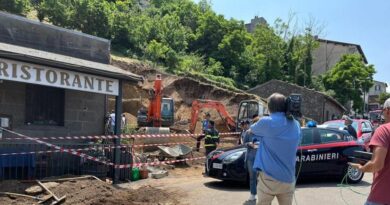 Viterbo: crolla terrapieno su ristorante, in 2 bloccati sotto macerie