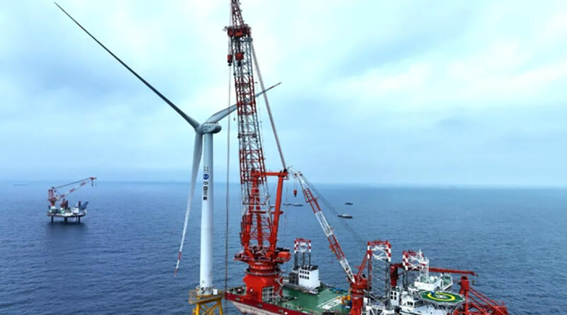 In Cina installata la turbina eolica più grande del mondo: ha una potenza di 16 MW