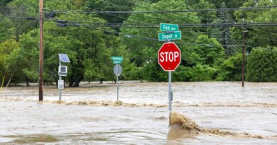 I danni delle alluvioni nel nord-est degli Stati Uniti