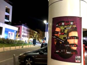 “Il violento sei tu”. I manifesti choc delle femministe contro La Russa