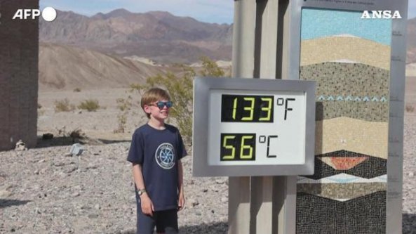 Death Valley nella morsa del caldo raggiunti i 56 gradi