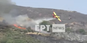 Due piloti sono morti dopo che un aereo antincendio si è schiantato in Grecia