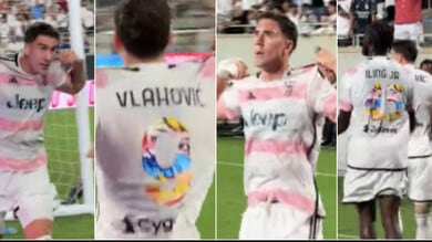 Vlahovic, gol al Real ed esultanza in chiave mercato: messaggio alla Juve