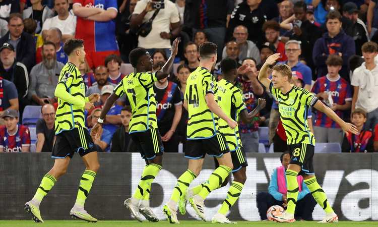 Premier League LIVE, Crystal Palace-Arsenal 0-1: lo sblocca Odegaard, espulso Tomiyasu