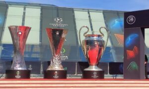 Sorteggio gironi Champions LIVE: Napoli col Real Madrid, Inter con Benfica e Salisburgo, Milan con Psg e Dortmund, Lazio con Feyenoord e Atletico