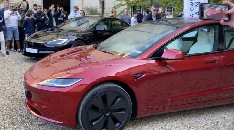 La nuova Tesla Model 3 è stata appena svelata ufficialmente in Europa