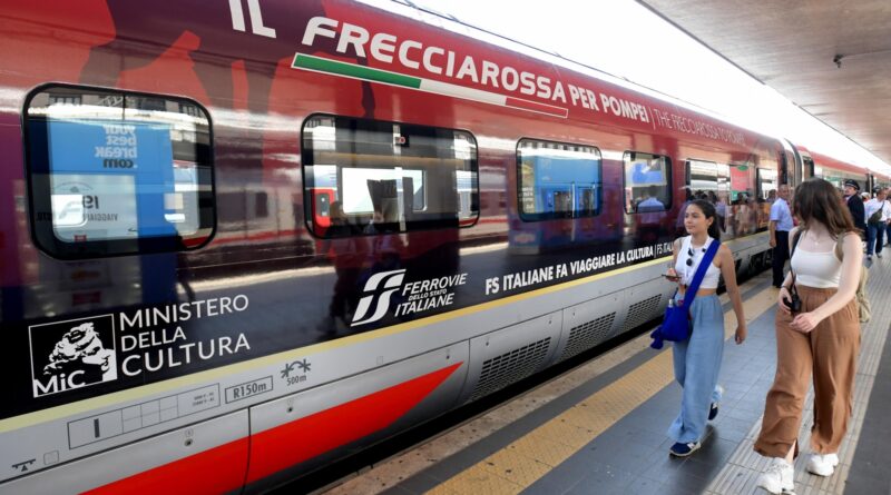 Frecciarossa Roma-Pompei prorogato per tutto il 2024, oltre mille le prenotazioni per ottobre