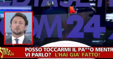 Giambruno, ecco i nuovi fuorionda pubblicati da Striscia. “Test attitudinale? Sì, si sc…a”