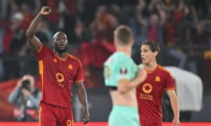 Lukaku bomber di Europa League: la Roma batte 2-0 lo Slavia Praga, fase finale ipotecata