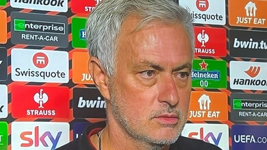 Mourinho: “Cristante? Ero disperato, mica come Inzaghi. La Roma non è l’Inter”