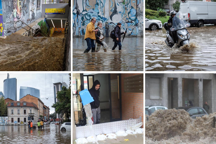 Nord sferzato dal maltempo, a Milano esce il Seveso