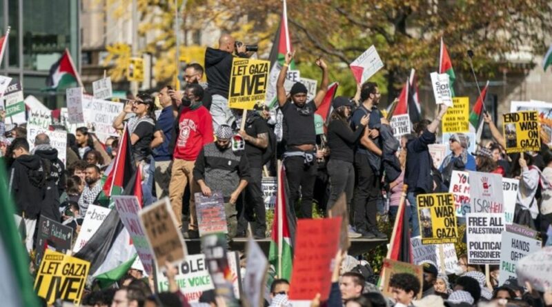 Usa, migliaia di persone nelle strade di Washington per chiedere la cessazione del fuoco a Gaza