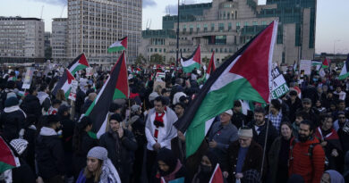 I disordini per la manifestazione pro Palestina a Londra