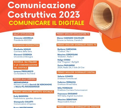 Ad ANSA.it il premio ‘Comunicazione Costruttiva’ dedicato al digitale