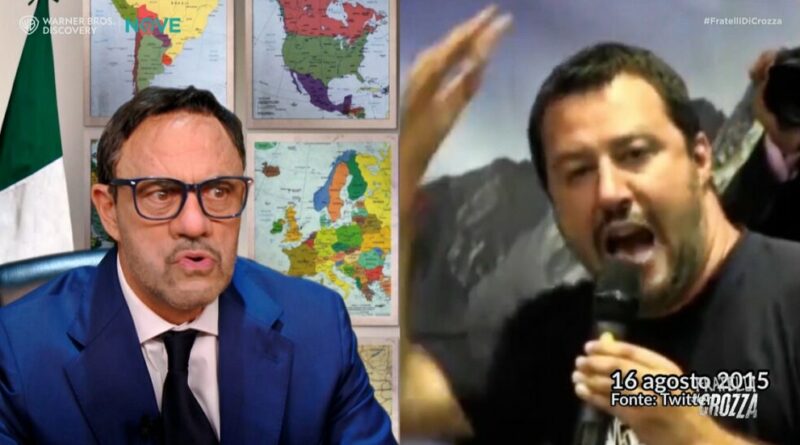 Crozza-Salvini e il vecchio video in cui invoca “tre giorni di blocco totale”: “Questo signore lo mandiamo in Islanda… ah sono io?”