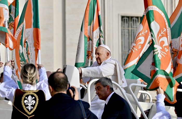 Il Papa incontra le delegazioni israeliana e palestinese