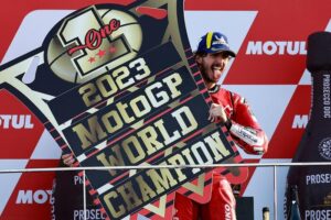 Francesco Bagnaia è campione del Mondo Motogp 2023