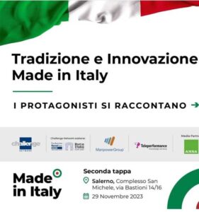 Tradizione e innovazione, oggi roadshow Made in Italy a Salerno