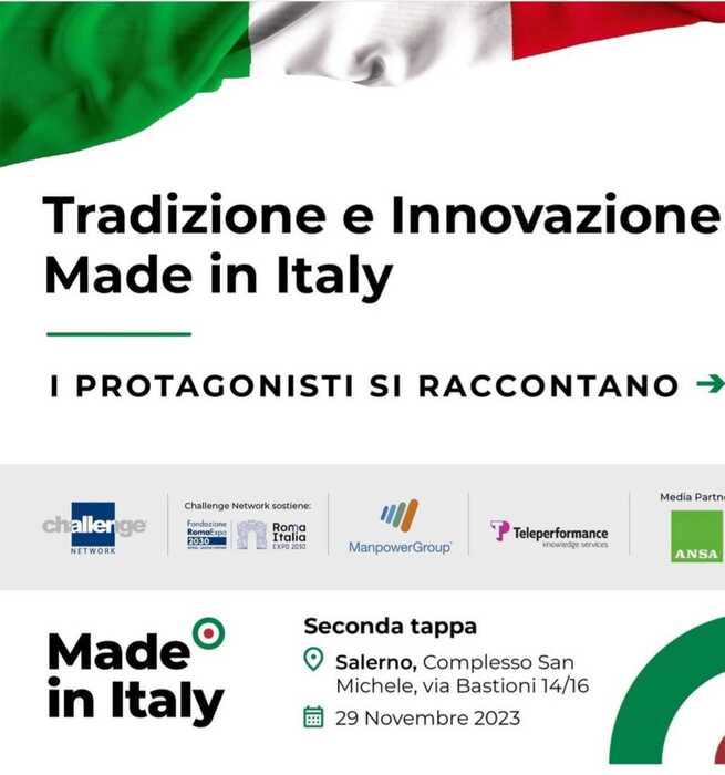 Tradizione e innovazione, oggi roadshow Made in Italy a Salerno