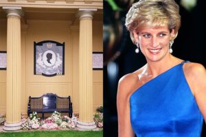 Charles Spencer visita il monumento di Althorp House dedicato alla defunta sorella Diana