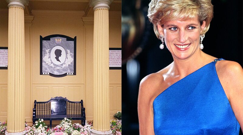 Charles Spencer visita il monumento di Althorp House dedicato alla defunta sorella Diana