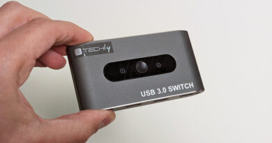 Da TECHly uno switch USB 3.0 compatto, per collegare più periferiche a due computer