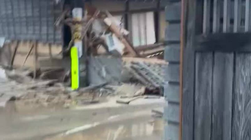 VIDEO: Terremoto in Giappone: danni nella penisola di Noto