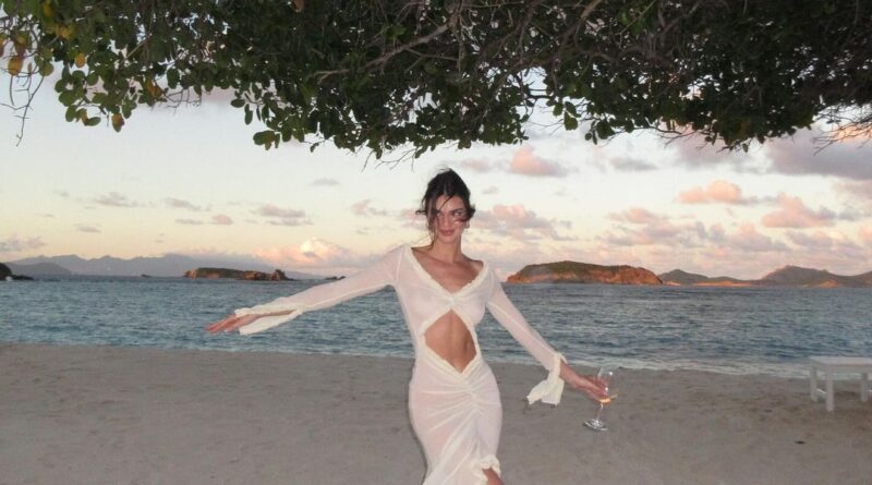 Kendall Jenner porta il vestito nudo nel 2024