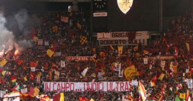 Roma, un’altra striscia di protesta: ‘Società fantasma, giocatori senza p… Onore a Mourinho