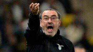 Sarri, Inter-Lazio: “Durati 3-4 minuti. Io e Lotito delusi per la figuraccia”
