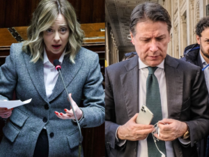 “La stagione dei soldi gettati è finita”. La lezione in Aula della Meloni a Conte