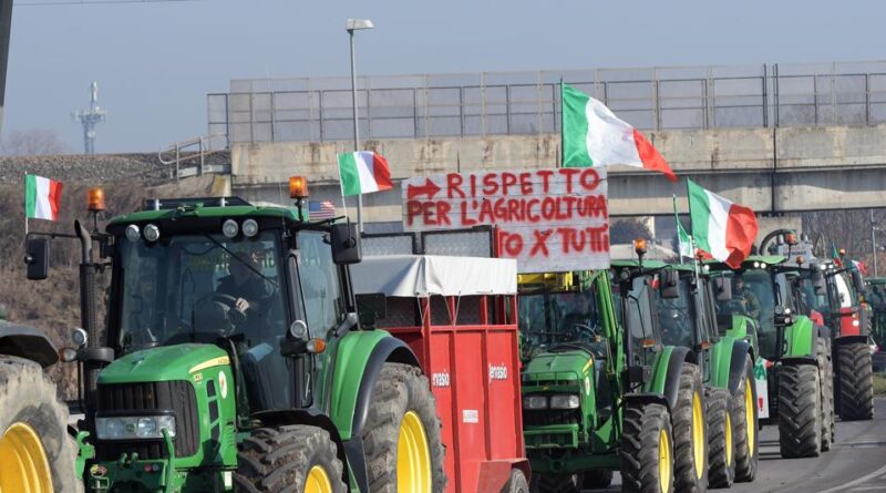 Agricoltori, la protesta arriva a Roma: giovedì previsti 1.500, poi un corteo con trattori