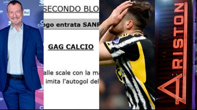 Sanremo, Amadeus e la gag su Gatti: era solo una bufala social