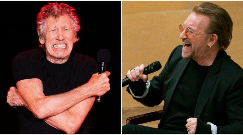 Roger Waters attacca Bono: “Chiunque lo conosca dovrebbe prenderlo per le caviglie e scuoterlo finché non smette di essere una m**da”